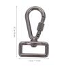 GRIRIW 4pcs Camera Neck Strap Adapter and Shoulder Strap Hook Screw Set for Dslr Photography Accessories, Metal Quick-install Hooks and Screws Compatible with Camera Belt Buckle, Secure view 2
