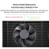 Graphics Card Memory Cooler Aluminum GPU Backplate Panel Heatsink + PWM Fan for 3090 3080 3070 Series Radiator Gpu Backplate Heatsink view 3