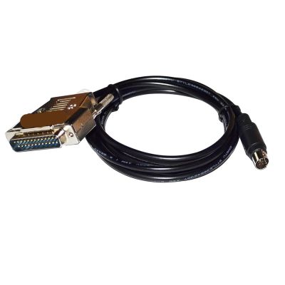 ZROPPFQSQ D-SUB 25PIN Male to MINI DIN 8PIN Adapter Communication Cable(3 metres)