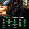 KUNFINE Motorcycle Bluetooth HeadsetSmart Bluetooth Headset for Motorcycle Helmets, Noise-Canceling Intercom, Long-Range & Hands-Free for Skiing and Climbing V6 Pro+ view 3
