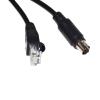 ZROPPFQSQ DIN to RJ45 Adapter Converter Cable for Communication(3 metres) view 4