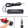 12V Amplified Car Motorcycle Stereo Radio Antenna with Self Adhesive Cable AM FM Broadcast Radio Reception for Vehicle Truck Boat RV view 2