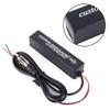 12V Amplified Car Motorcycle Stereo Radio Antenna with Self Adhesive Cable AM FM Broadcast Radio Reception for Vehicle Truck Boat RV view 3