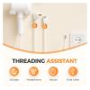 360 Rotatable Cable Management Clips - 3-Pack Self-Adhesive Cord Organizers For Desk, Car, Office, Home Use With No-Residue Adhesive(Black,3 Pack) view 2