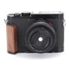 Camera Handle Wooden Handgrip for Leica Q2 Camera Arca-Swiss Aluminum Base Plate (Walnut Wood) view 3