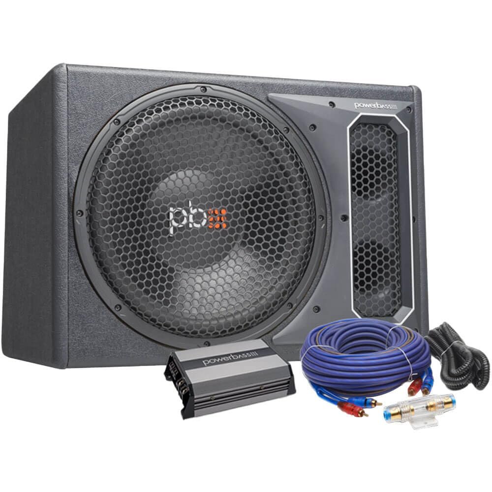 PowerBass PBMPP112 12 inch Single Subwoofer System with Amplifier