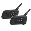 KUNFINE Motorcycle Bluetooth HeadsetSmart Bluetooth Headset for Motorcycle Helmets, Noise-Canceling Intercom, Long-Range & Hands-Free for Skiing and Climbing V6 Pro+(2 Pack) view 1