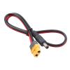 15A Female to DC5525/5521 Male Power Cable Extension Adapter Wire Line for FPV and Models Black 50cm Long FPV Power Adapter Line view 1