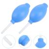 Balacoo 2pcs Silicone Air Blower Pump Dust for Camera Phone Keyboard, Oval Dust Remover Ball with Short Nozzles, Portable Cleaning Tool for Electronics view 4