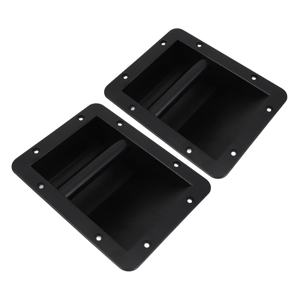 COHEALI 2pcs Recessed Speaker Cabinet Handles Plastic Side Grip Heavy Duty Replacement for Stage Loudspeakers and Audio Equipment Accessories