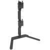 AWMS-2-BT75-FS-B Freestanding Heavy-Duty Dual Vertical Monitor Mount for Super Ultrawide Displays, up to 55 Inches view 1