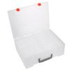 EXHUMKY Photo Storage Box Organizer with Handle for Large Photos and Craft Supplies for Home and Office Organization view 1