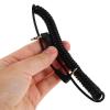 NUOBESTY Coiled 3.5mm Audio Cable with 90 Degree Right Angle Connectors, Retractable Aux for Headphones and Portable Stereo Devices, Sturdy Spring Cable for Travel and Home Audio view 3