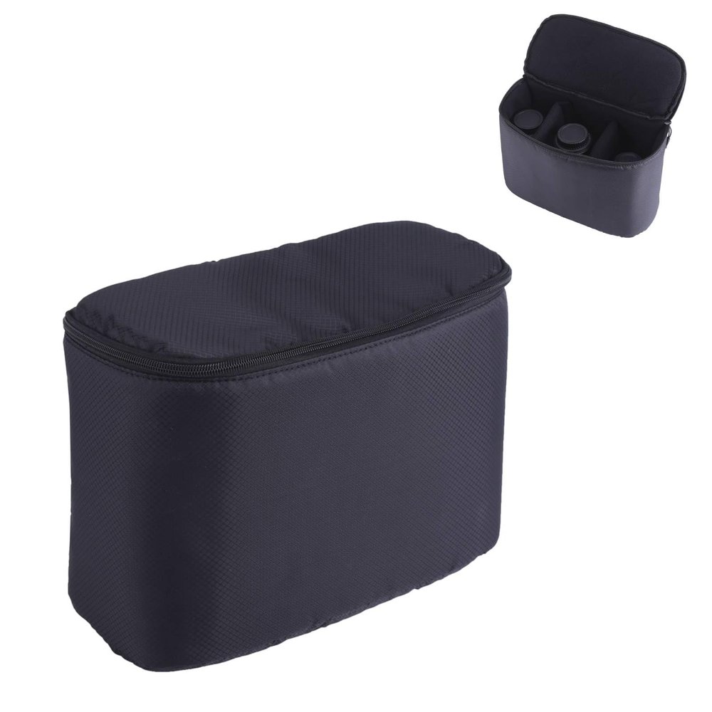 Beufee Camera Bag Insert, Shockproof Portable Thickened Partition Padded Bag Insert Partition Padded Case with Removable Protection Case