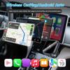 LCYGYU Wireless Carplay Adapter for Mercedes Benz E Class Sedan E200d E220d E300 2018-2024 2025 2026, 2-in-1 Carplay Dongle Plug and Play Supports USB and Type-C Convert Wired to Wireless,A-Grey view 2