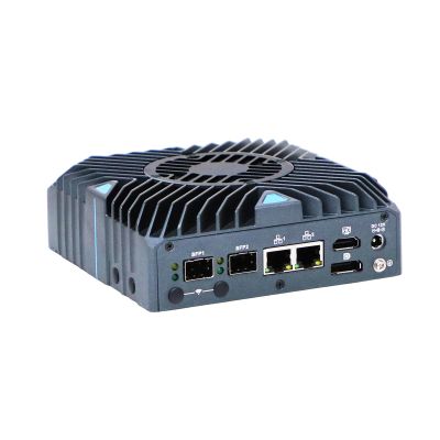 ANDAQI Base Plate Din Rail Micro Firewall Appliance, Mini PC, OPNsense, VPN, Router PC, N150, RX22, 2 x 2.5G LAN, 2 x SFP+, 3-PIN Phoenix COM, 8G RAM, 512G SSD