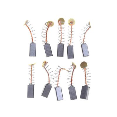 10pcs Drill Grinder Replacement Carbon Brushes Spare Parts for Motors Rotary Tool 5x5x8mm Motor Drivers