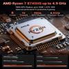 NIMO 15.6" IPS FHD-Gaming-Laptop-Computer, AMD Ryzen 7 8745HS 16GB DDR5 RAM 1TB SSD Radeon 780M-Graphics (8C/16T, up to 4.9GHz Beat R9 7940HS) 100W Type-C Charger Backlit Keyboard Fingerprint view 2