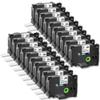 20PK 18mm Black On White Labels Tape TZe-241 Compatible with PT-1000 PT-D200 view 1