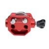 2 Pcs 1/4 Screw Fix Adjustable Monitor Mount Bracket for ARRI-Style Swivel and 180 Tilt Monitor Holder Anti-Twist Support 5 and 7 Field Monitor Red view 4