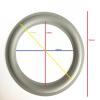 2 Replacement 6" Gray Speaker Rubber Surrounds for B&W for DM601, LCR600 Repair view 2