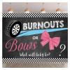 7x5FT Burnouts or Bows Gender Reveal Photography Background What Will Baby Be Photo Backdrop Banner Polyester Fabric Shooting Supplies Party Studio Props Booth Video Decorations view 1