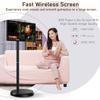 21.5-inch Portable Smart TV Touchscreen TV with Wheels 1080p Mobile Portable TV Stand view 2