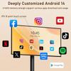 21.5-inch Portable Smart TV Touchscreen TV with Wheels 1080p Mobile Portable TV Stand view 3
