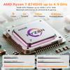 NIMO 15.6" IPS FHD-Gaming-Laptop-Computer, AMD Ryzen 7 8745HS 32GB DDR5 RAM 1TB SSD Radeon 780M-Graphics (8C/16T, up to 4.9GHz Beat R9 7940HS) 100W Type-C Charger Backlit Keyboard Fingerprint view 2