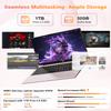 NIMO 15.6" IPS FHD-Gaming-Laptop-Computer, AMD Ryzen 7 8745HS 32GB DDR5 RAM 1TB SSD Radeon 780M-Graphics (8C/16T, up to 4.9GHz Beat R9 7940HS) 100W Type-C Charger Backlit Keyboard Fingerprint view 4