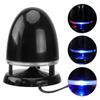 QUMIIRITY Multimedia Mini Speaker with LED Light, USB Plug-in External Speaker, Portable Aux Line-in Loudspeaker for Laptop and Computer Black Blue, Dc5v Compatible view 1