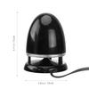QUMIIRITY Multimedia Mini Speaker with LED Light, USB Plug-in External Speaker, Portable Aux Line-in Loudspeaker for Laptop and Computer Black Blue, Dc5v Compatible view 2
