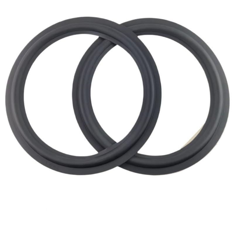2Pcs 12 Inch Speaker Rubber Repair Suspension Surround 295mm Folding Ring Full Range Woofer Replacement Edge