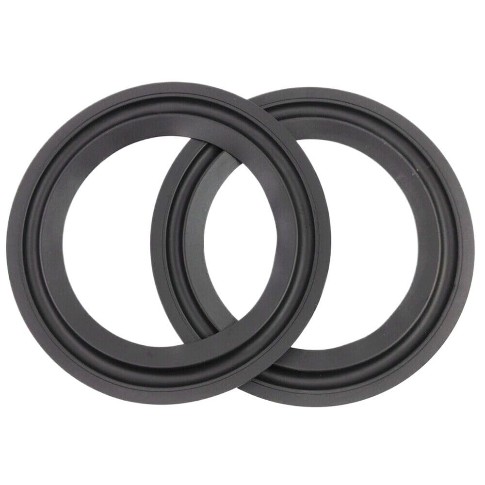 2pcs 6 Inch 155mm Speaker Soft Rubber Edge for Wh-arfedale for SEAS Suspension Surround Repair Ring Black 140A-04