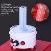 Industrial Sound and Light Alarm Siren, 0-120dB Adjustable Volume Safety Siren Alarm, Waterproof LED Strobe Light for Ports, Tunnels view 4