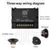 YaKaBui 200W 3 Way Crossover Audio Car Divider Treble Midrange Bass Speaker Frequency Filter DIY Sound System view 3