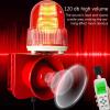 120dB Industrial Siren Alarm with Remote Control, Security Sound and Light Alarm, Waterproof Emergency Strobe Lights for Schools, Shopping Malls, Ports, Railway Crossings view 4