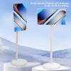 21.5 Inch Ultra Slim Portable Touch Screen TV Rotating Display Wheels Stand Live Streaming Monitor for Indoor Outdoor(4+64) view 3