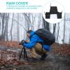 ROMISBABA Waterproof DSLR Camera Rain Cover Sleeve Rain Protector for Outdoor Photography Black Dustproof Snowproof Raincoat Gear view 4