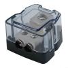 Car Audio Power Distribution Block 1-In-2-Out 4GA IN + 2 x 8GA OUT, Zinc Alloy + ABS Ground Distributor for Modified Cars, Caravans, Yachts4GA IN + 2 x 8GA OUT view 2