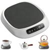Coffee Mug Warmer, Rechargeable Cup Warmer, USB Charging Coffee Mug Warmer for Desk, Three Adjustable Electric Drink Cup Heater, Travel Ready for Desk Kitchen Travel (White) view 1
