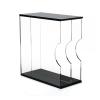 DJVHSRI Cd Record Storage Rack Vinyl Album Collection Rack Acrylic Record Disc Lp Storage Bedroom Living Room Transparent Display Shelf Record Storage Holder,B view 1