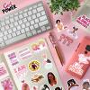 50PCS Pink Vision Board Stickers Black Girl Magic Sticker Motivational & Inspirational Sticker Empowerment and Inspirational Theme view 4