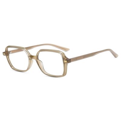 Firmoo Blue Light Blocking Glasses for Women/Men Anti Eyestrain Computer Eyeglasses Square Frame 0.75x Brown