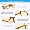 Firmoo Blue Light Blocking Glasses for Women/Men Anti Eyestrain Computer Eyeglasses Square Frame 0.75x Brown view 4