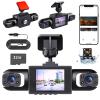 2026 New Full View Car Dashcam System, 360 4 Channel Dash Cam with 1080p Front Rear Left Right Cameras, Enhanced Night Vision, Parking Monitor for Cars, Trucks with 32GB Card (Quad Camera) view 1