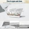 HLAAJJX Design Case for MacBook Air M4 M3 M2 13 inch 2025 2024 2023 2022 A3240 A3113 A2681,Plastic Hard Shell & Computer Sleeve Bag & Keyboard Cover for Mac Air 13.6,Famous World Map view 4