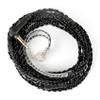 1.5 Meter QDC in Ear Monitor Cable CCA CRA IEM Extension Headphone Cable Cords for EDX PRO/Castor/KZ ZS10 PRO/ZAR/ZAX/ZAS/AS16/ZSNPRO, CCZ 4N OFC Silver-Plated Wire (Inky, Recessed 2 Pins, 3.5mm Plug) view 2