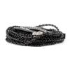 1.5 Meter QDC in Ear Monitor Cable CCA CRA IEM Extension Headphone Cable Cords for EDX PRO/Castor/KZ ZS10 PRO/ZAR/ZAX/ZAS/AS16/ZSNPRO, CCZ 4N OFC Silver-Plated Wire (Inky, Recessed 2 Pins, 3.5mm Plug) view 3
