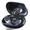 PAVUN Open Bluetooth Earphones, Large Ear Hook Wireless Earbuds, High-Definition Stereo Earmuff Earphones, Sports Specific Earphones, Media Control, Suitable for Commuting (Black) view 1